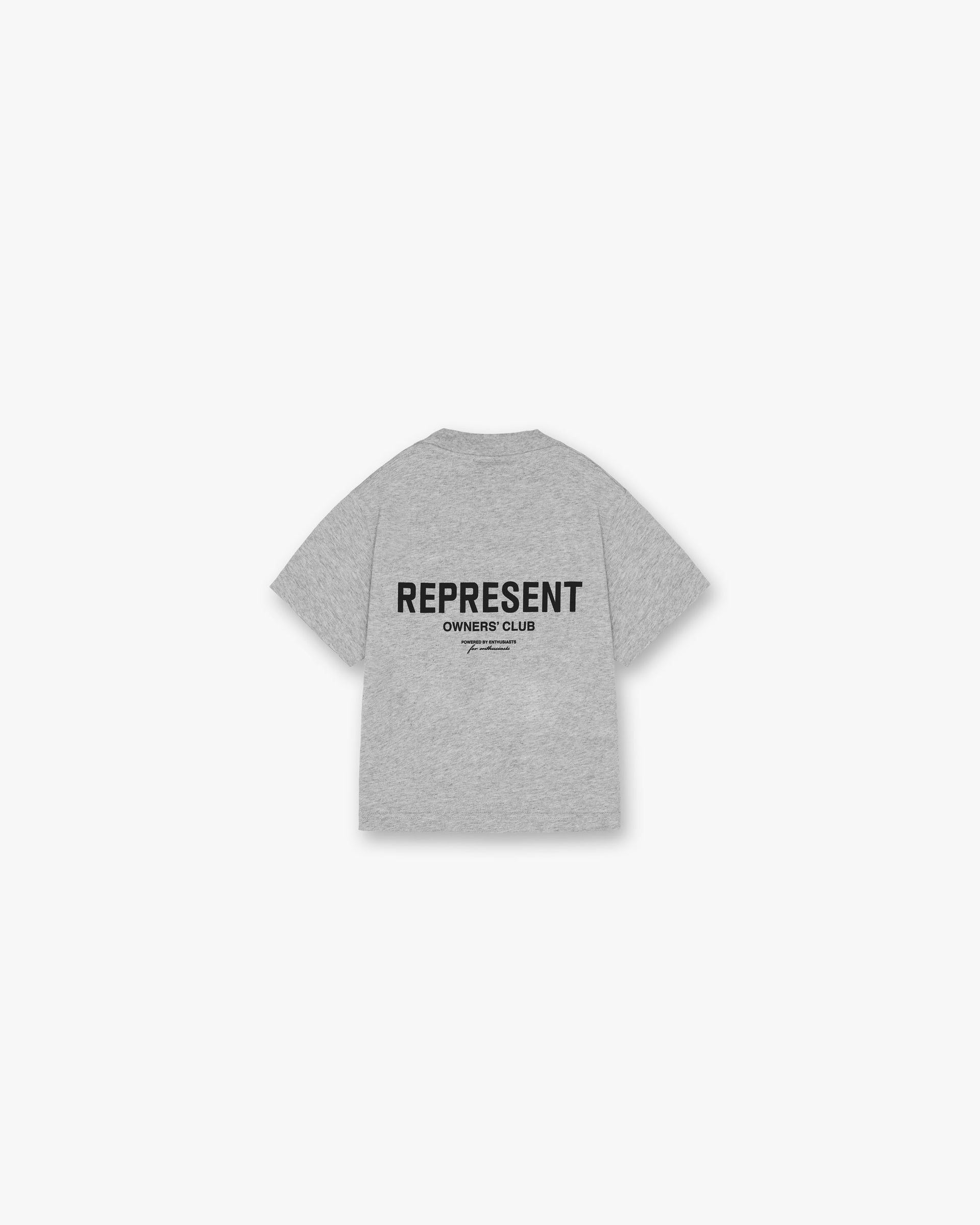 Represent Mini Owners Club T-Shirt | Ash Grey T-Shirts Owners Club | Represent Clo