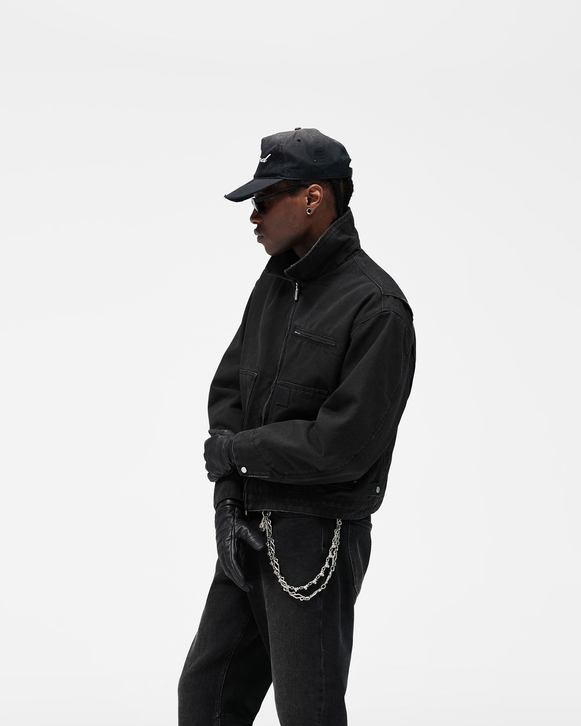 Heaton Workwear Jacket - Washed Black