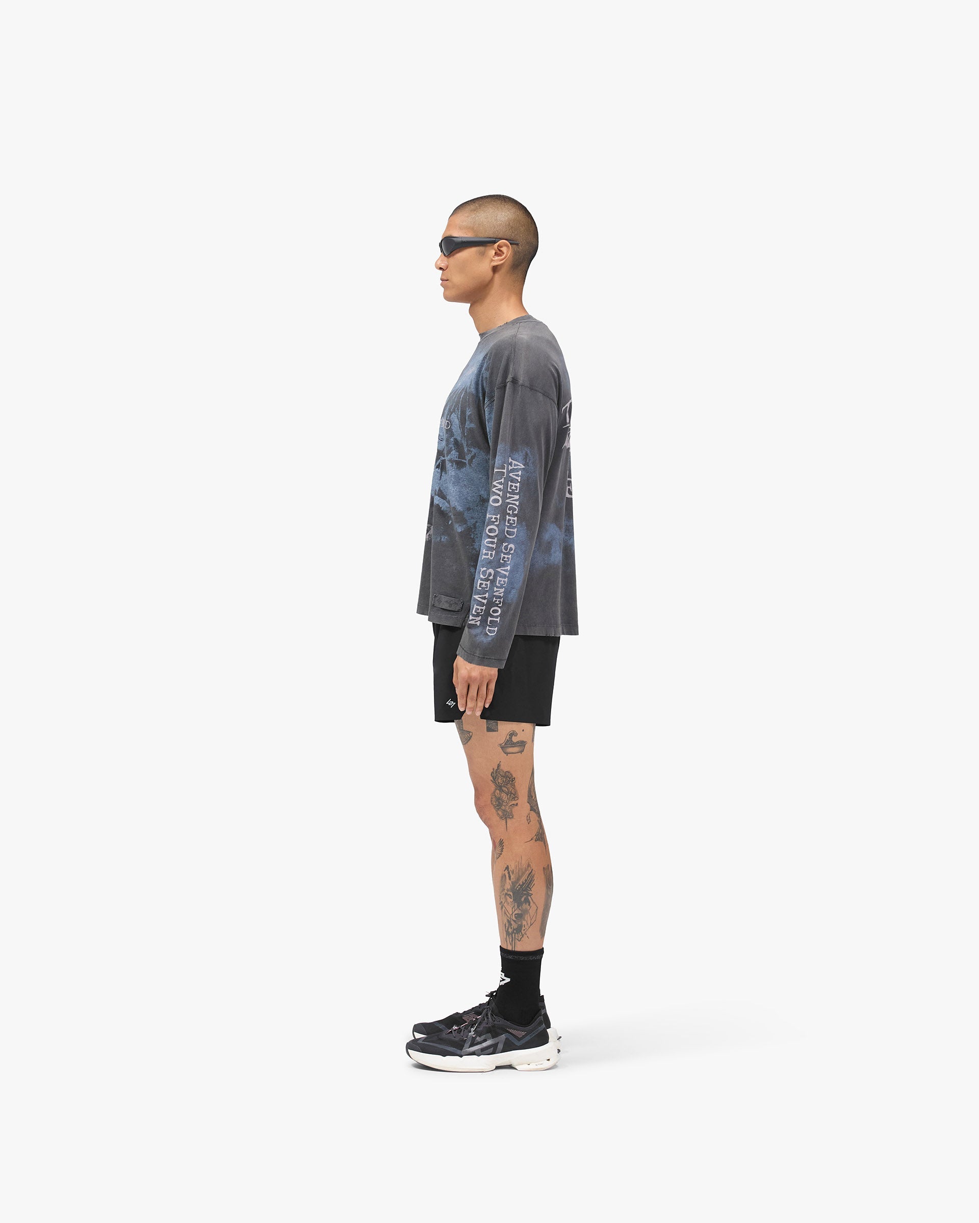 247 x Avenged Sevenfold Nightmare Long Sleeve T-Shirt - Aged Black