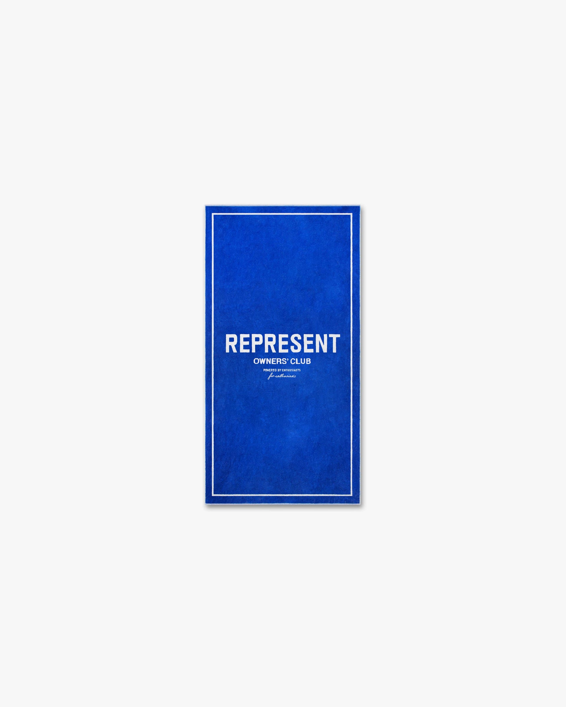 Represent Owners Club Towel | Cobalt Accessories Owners Club | Represent Clo