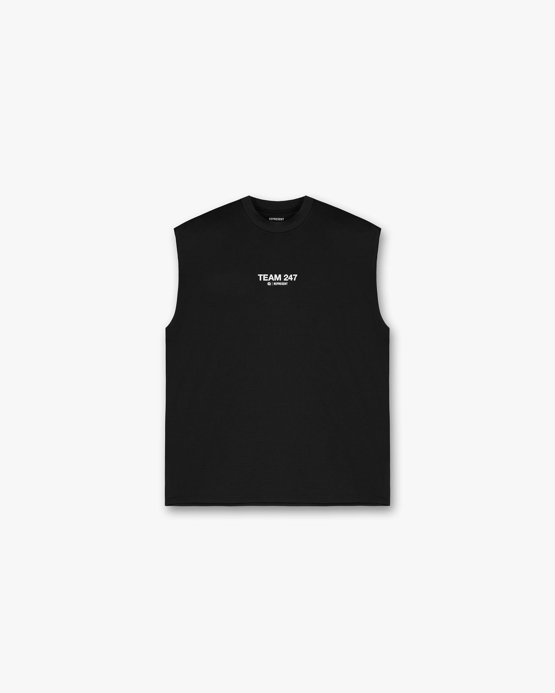 Team 247 Oversized Tank x Marchon | Black T-Shirts 247 | Represent Clo