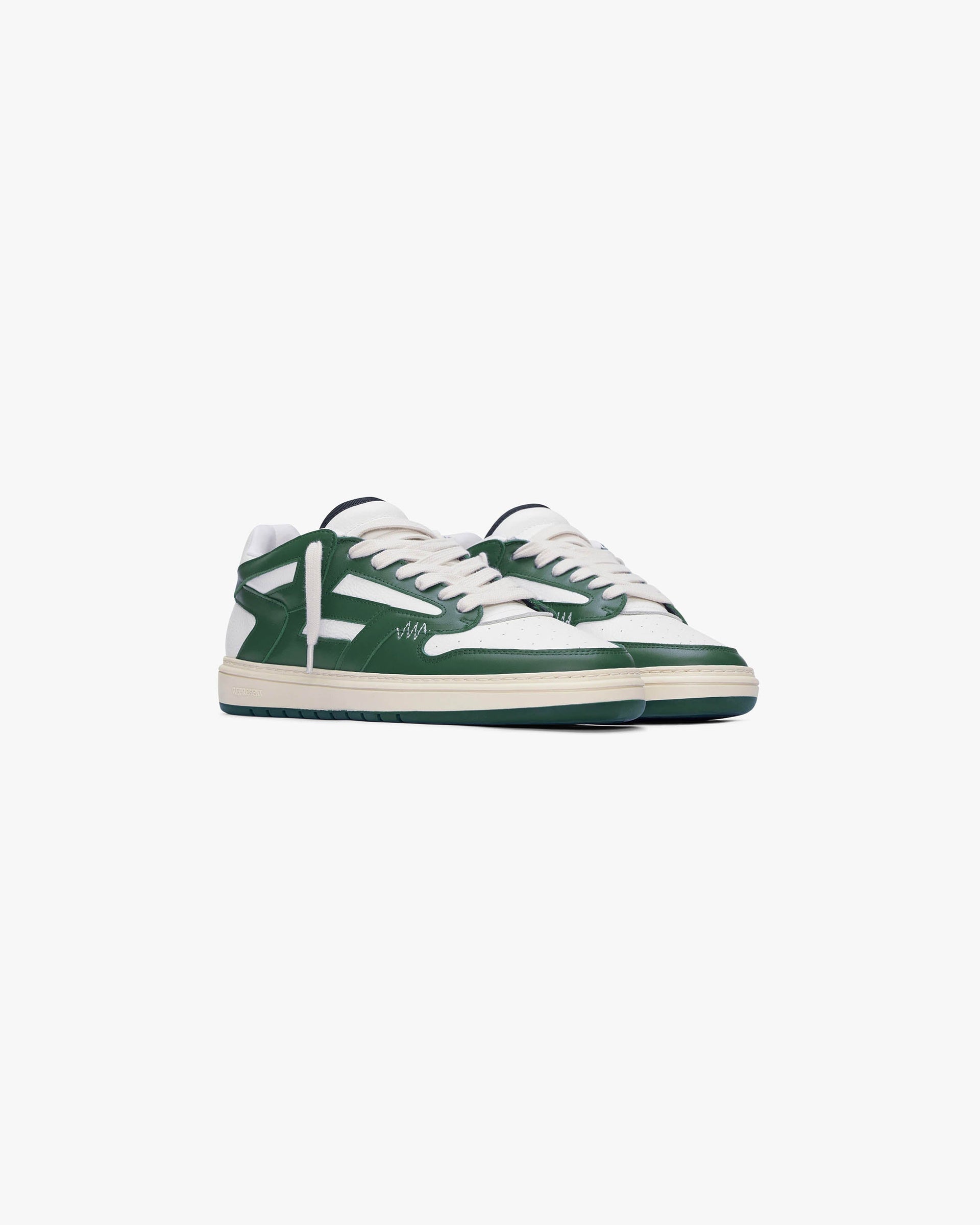 Reptor Low | Racing Green Flat White Footwear SS23 | Represent Clo