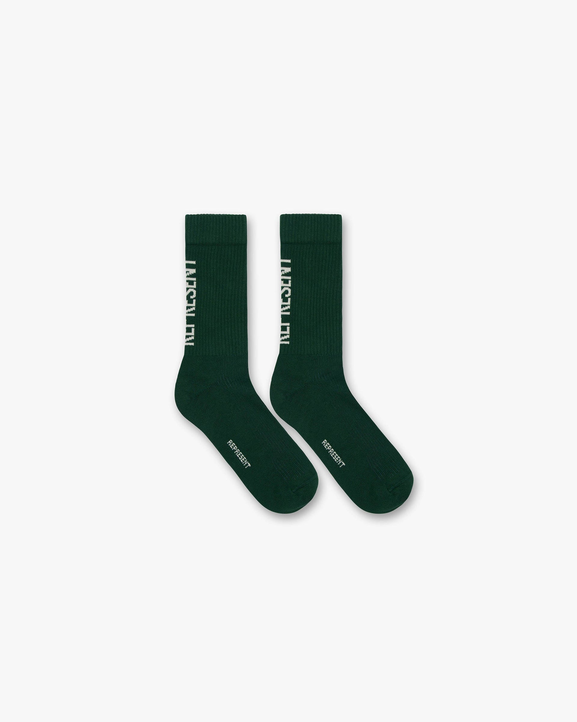 Represent Socks | Racing Green Accessories FW22 | Represent Clo
