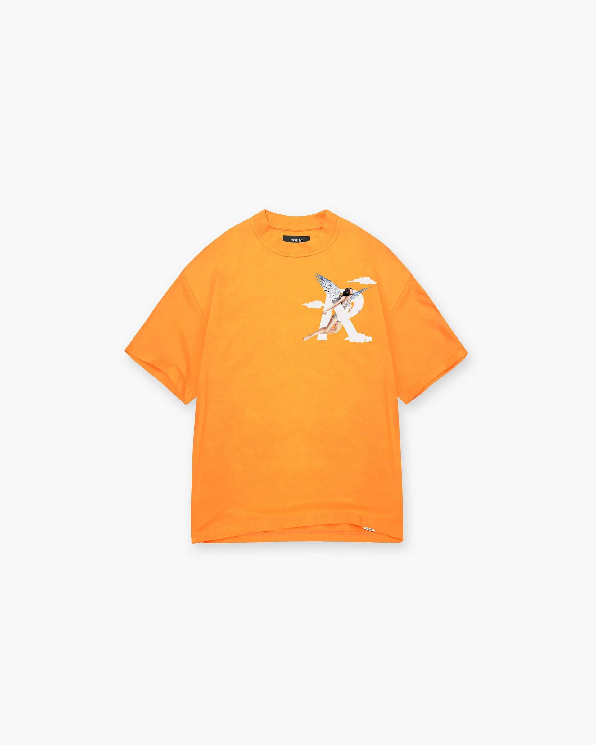 Storms in Heaven T-Shirt | Neon Orange T-Shirts SS23 | Represent Clo