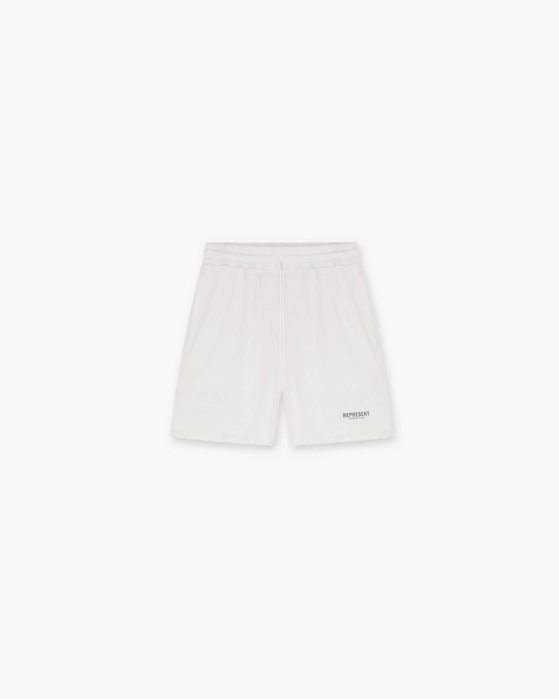Represent Owners Club Mesh Shorts | Flat White Shorts Owners Club | Represent Clo