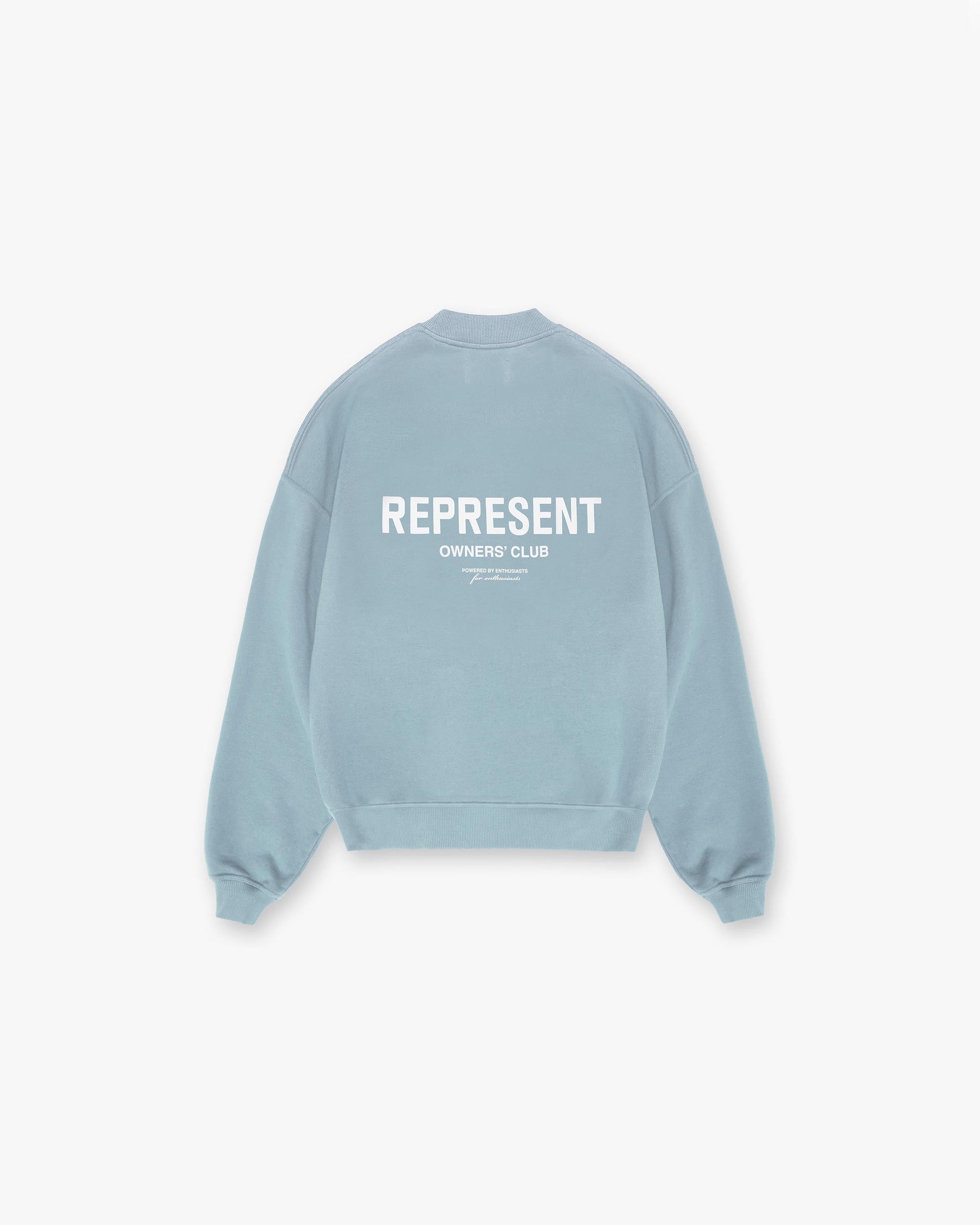 Represent Owners Club Sweater | Powder Blue Sweaters Owners Club | Represent Clo