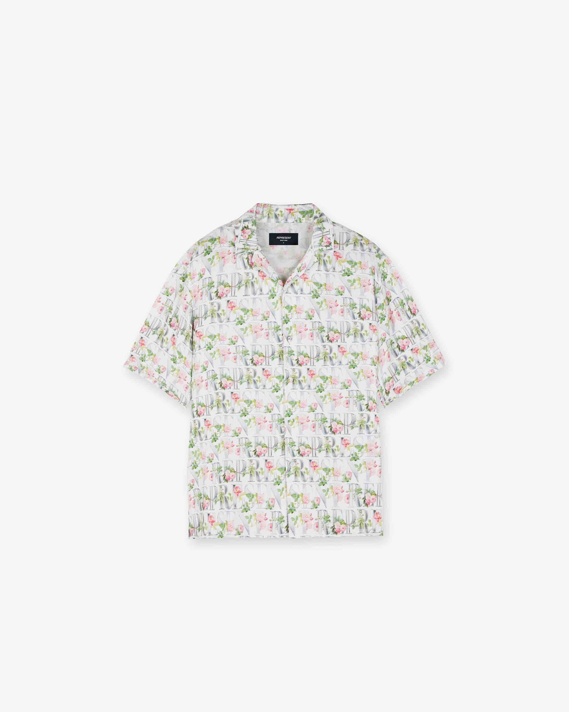 Floral Represent Shirt | Flat White Shirts SC23 | Represent Clo